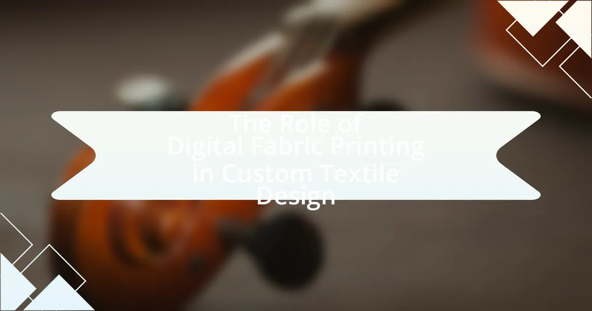 The Role of Digital Fabric Printing in Custom Textile Design